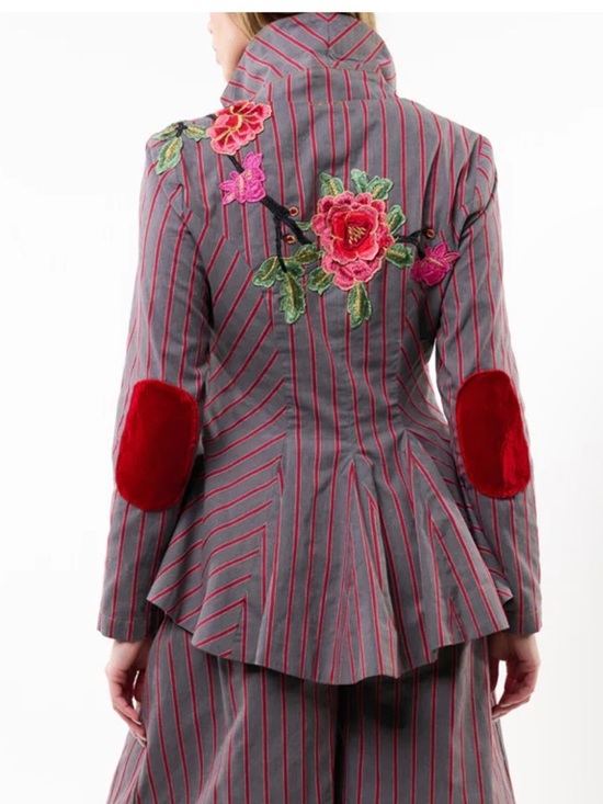 Aratta Jackets & Blazers - Aratta Silent Journey Statement Embroidered Blazer NWT